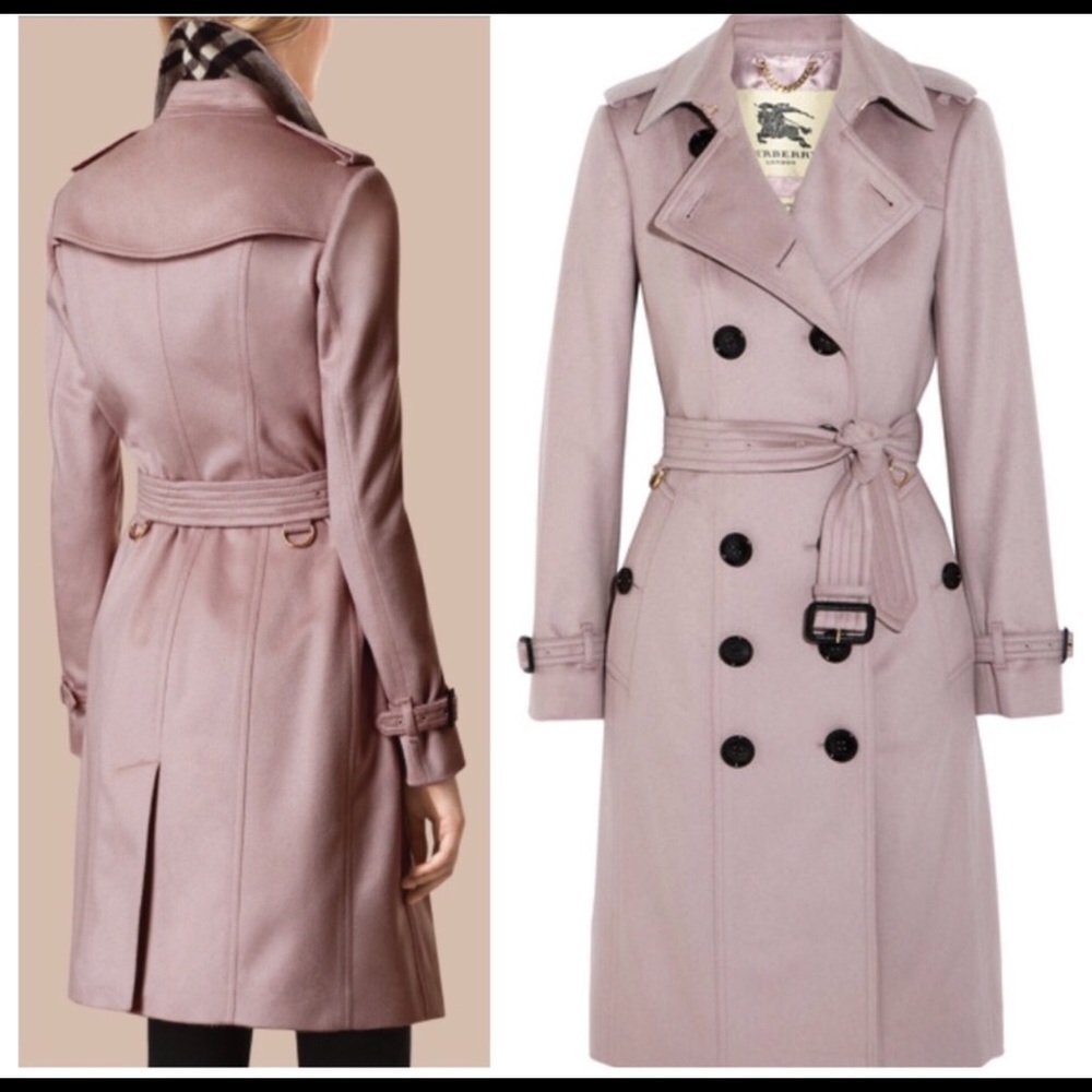 ISO/WANTED: Burberry Light Pink Cashmere coat {2}